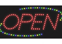 Red Open Sign