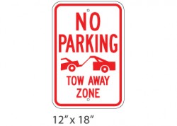 No Parking- Tow Away Zone 2