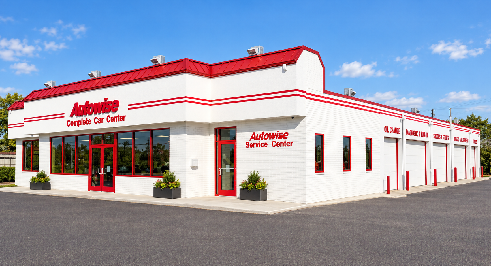 Autowise Complete Car Center exterior signage