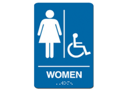 Women Handicap Sign