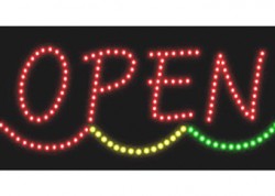 Wave Open Sign