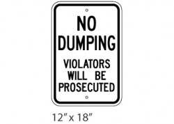 No Dumping – Prosecuted