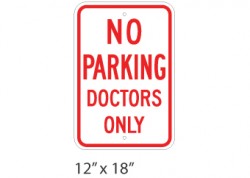 No Parking Doctors Only
