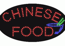 Chinese Food Oval LED
