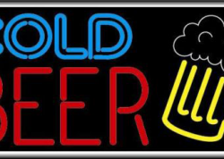Cold Beer Sign
