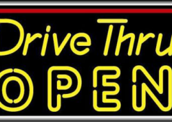 Drive Thru Open Sign