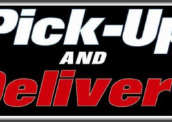 Pick Up & Delivery Sign