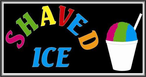 Shaved Ice Sign | Signs By Web