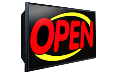 open closed signs signs by web